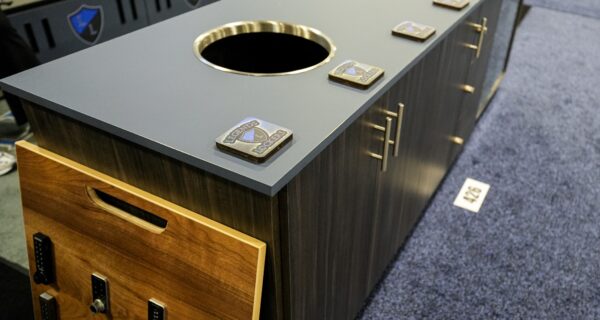 photo of ath;teic locker-room fueling station