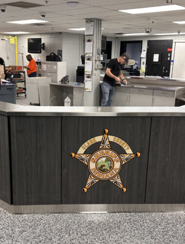 Custom Millwork Reception Desk
