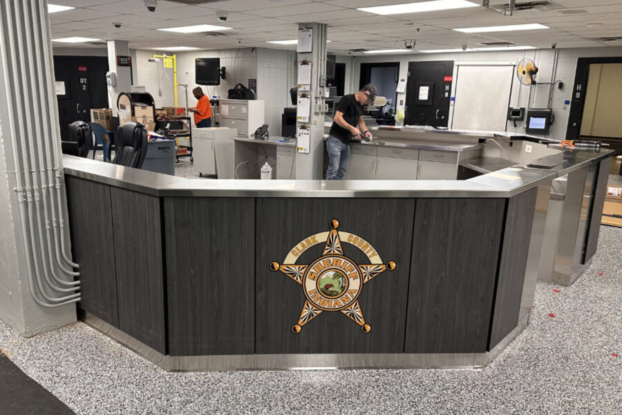 Custom Millwork Reception Desk