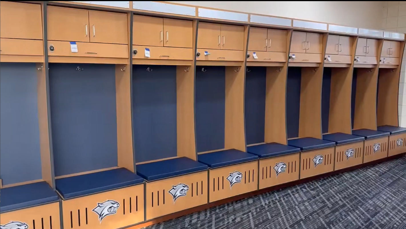 UNH_Soccer-01 - Legends Custom Lockers UNH Athletic Locks Photo by Legends Custom Lockers