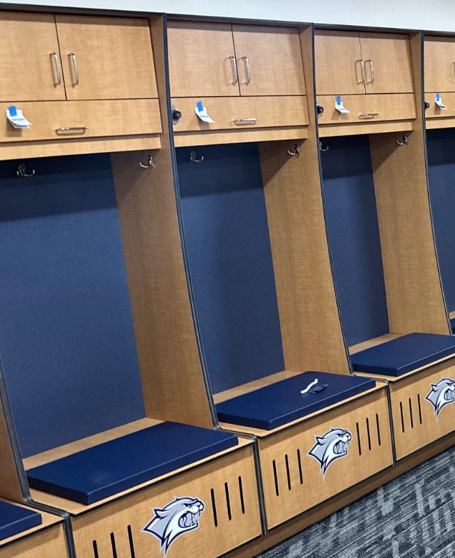 UNH_Soccer-09 - Legends Custom Lockers UNH Athletic Locks Photo by Legends Custom Lockers