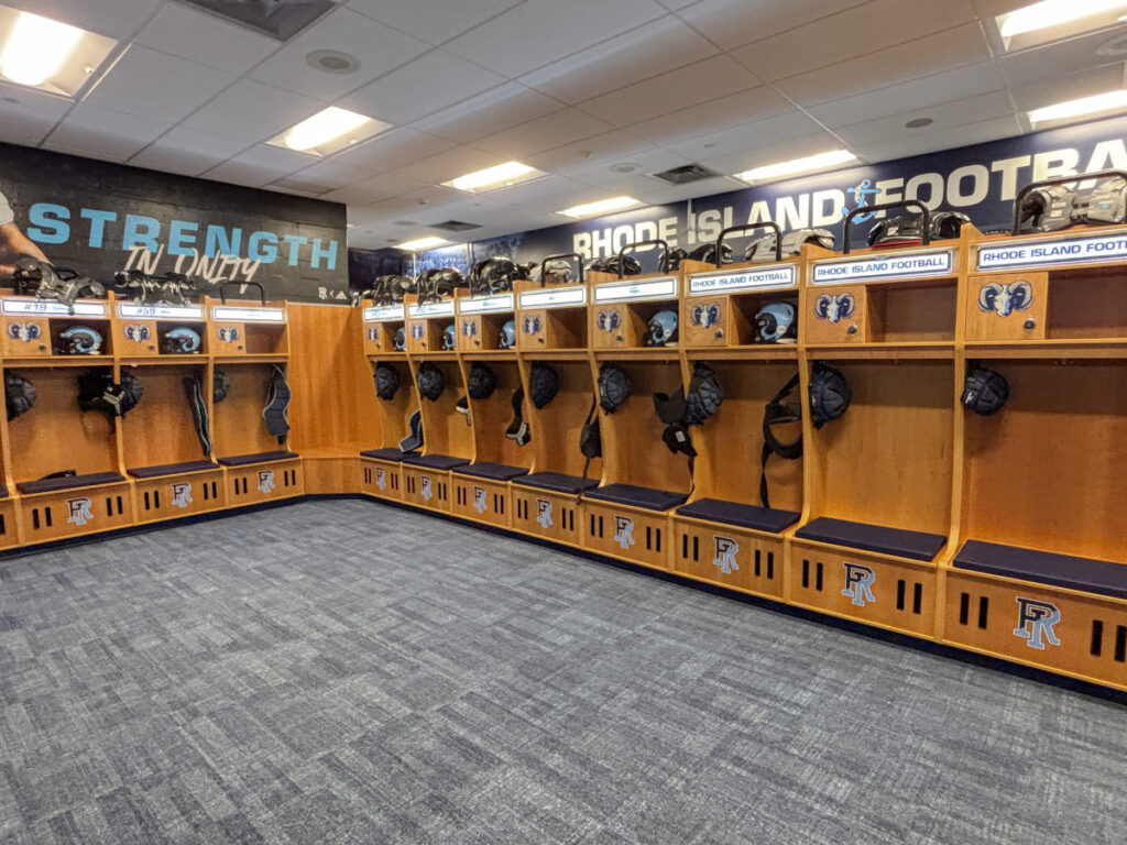 New URI Lockers - Legends Custom Lockers New Football Lockers for URI by Legends Lockers