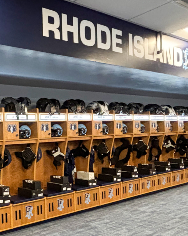 RhodeIsland Lockers - Legends Custom Lockers New Football Lockers for URI by Legends Lockers